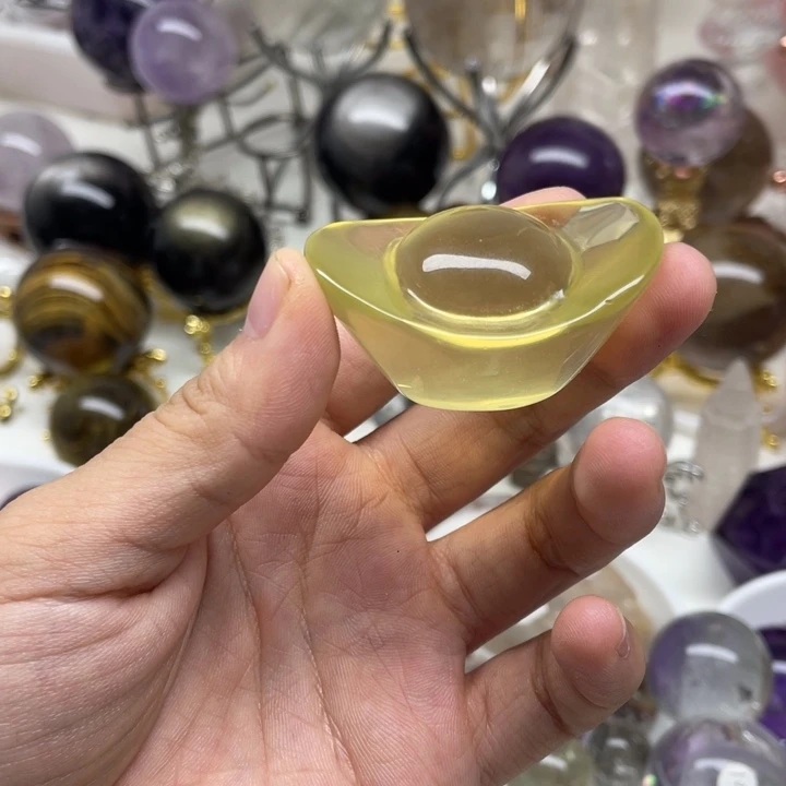 水晶未镶嵌珠宝半成品
