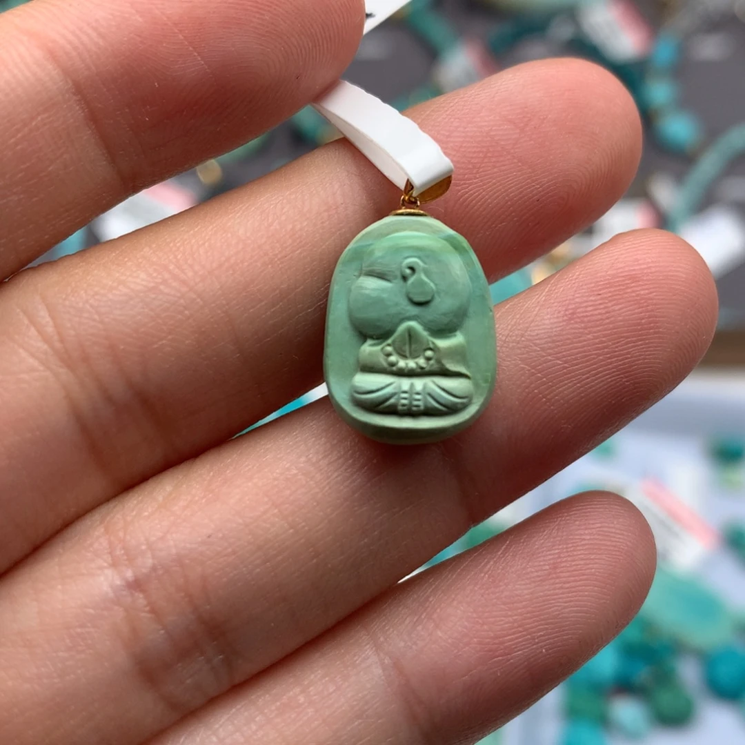 未镶嵌绿松石绿松石