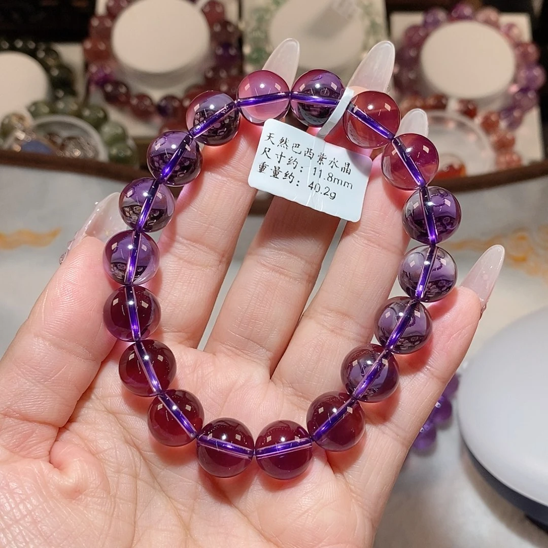 水晶手链未镶嵌小*紫水晶