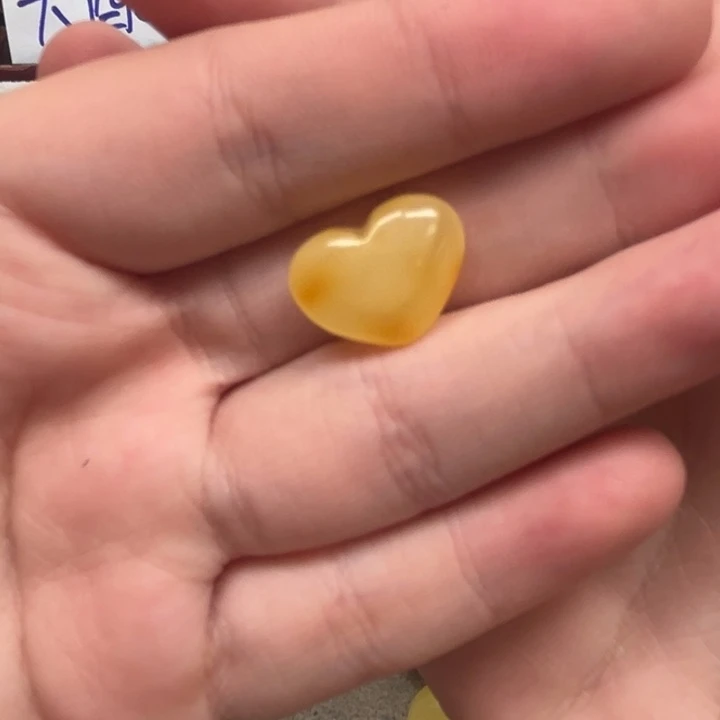 裸石琥珀未镶嵌青*?天然蜜蜡配件