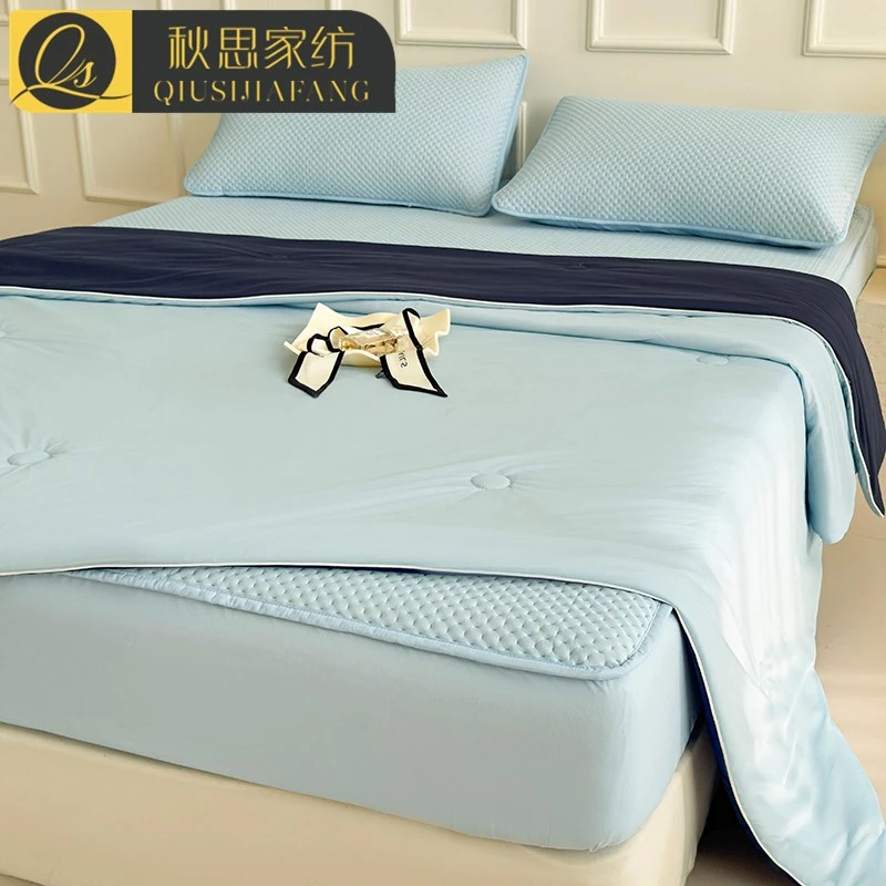 床笠款冰丝凉席夏凉被床上四件套2025新款夏天空调席子单人三件套