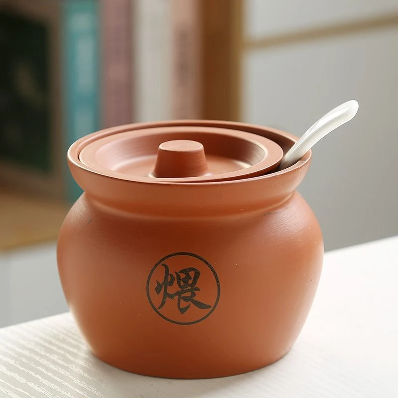 紫砂瓦罐煨汤家用煲汤燕窝小炖罐老式沙县一人份隔水江西炖盅蒸盅