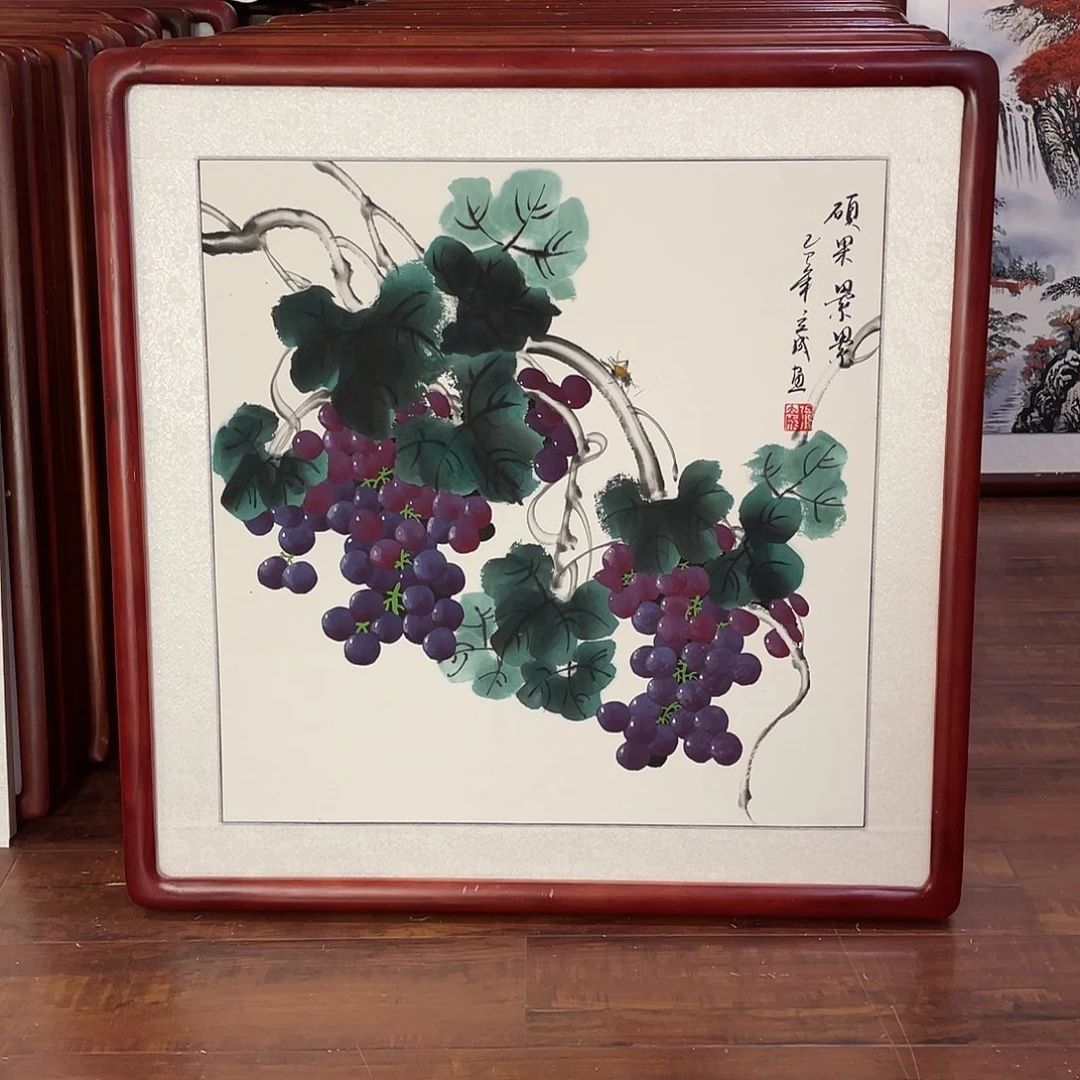 国画带框尺寸63*63厘米