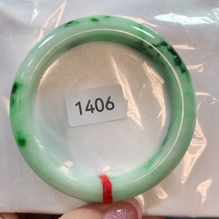 翡翠手镯未镶嵌天然翡翠手镯58