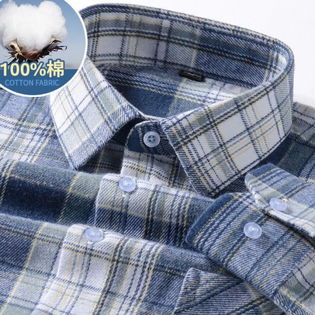 男士春夏纯棉磨毛衬衫休闲宽松口袋中青年潮流时尚中性风外穿上衣