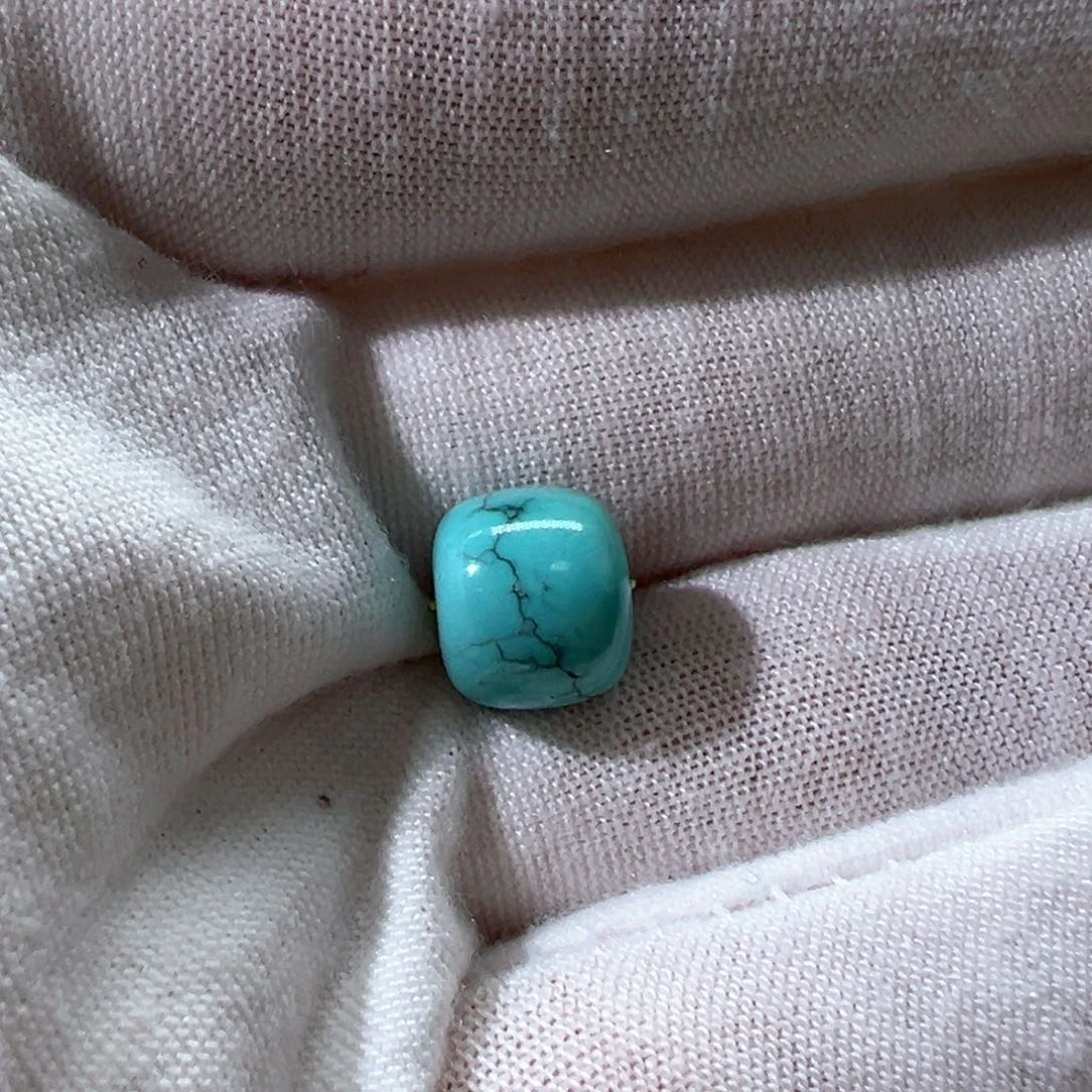 帅****未镶嵌绿松石挂件9.6