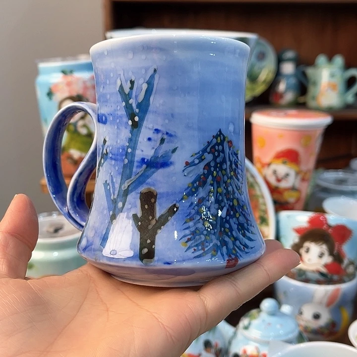 陶景德镇釉下手绘陶瓷