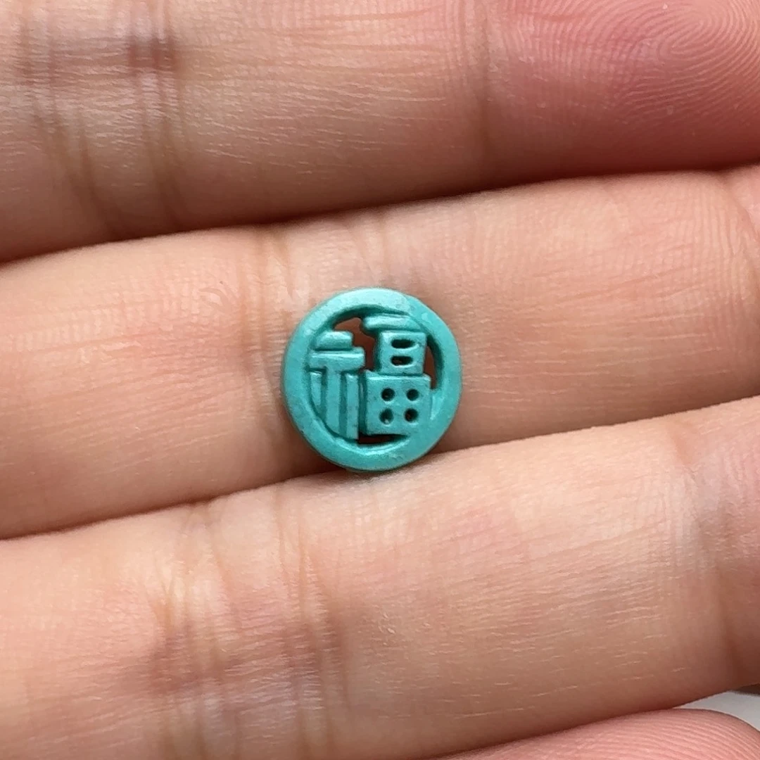 绿松石未镶嵌福牌