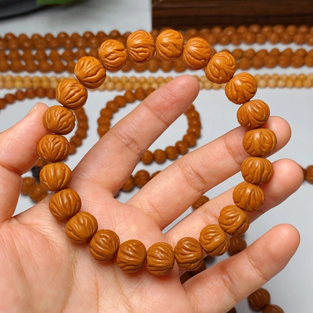 桃核手串11mm野生小龙包桃核手串