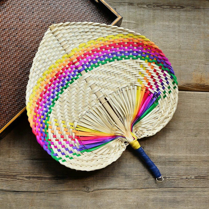 精编竹编扇子蒲扇编织复古宝宝中国竹扇夏季老人手摇纳凉随身携带