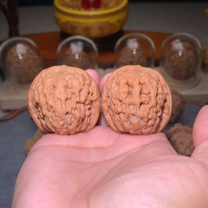 把件文玩核桃莲花