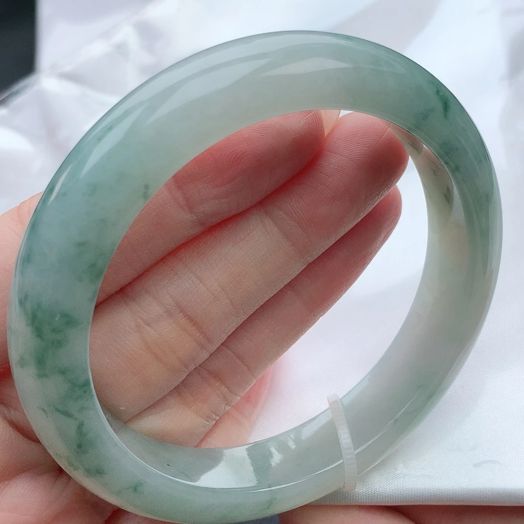 翡翠手镯未镶嵌59圈口881142