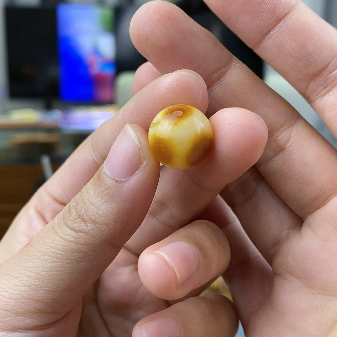 蜜蜡珠宝奇石未镶嵌蜜蜡单珠