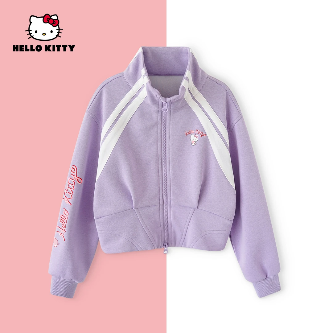 【QC】HelloKitty秋季新款女童装中大童时尚洋气外套AC5328MK450