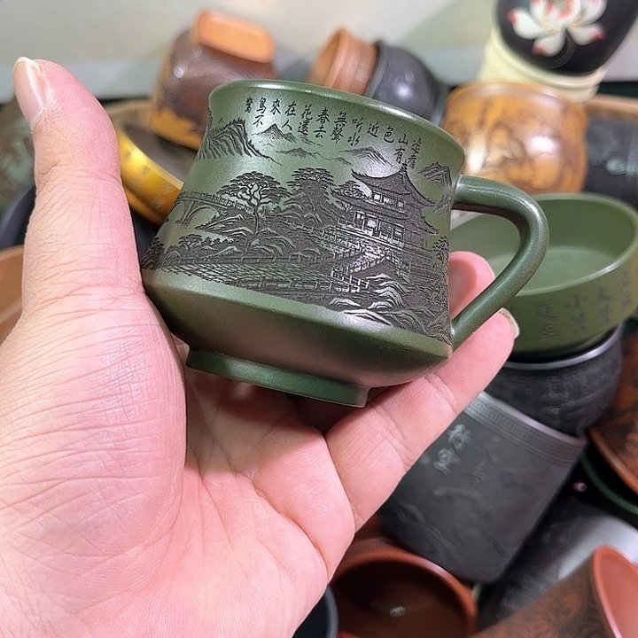 茶杯紫砂全手工紫砂主人杯