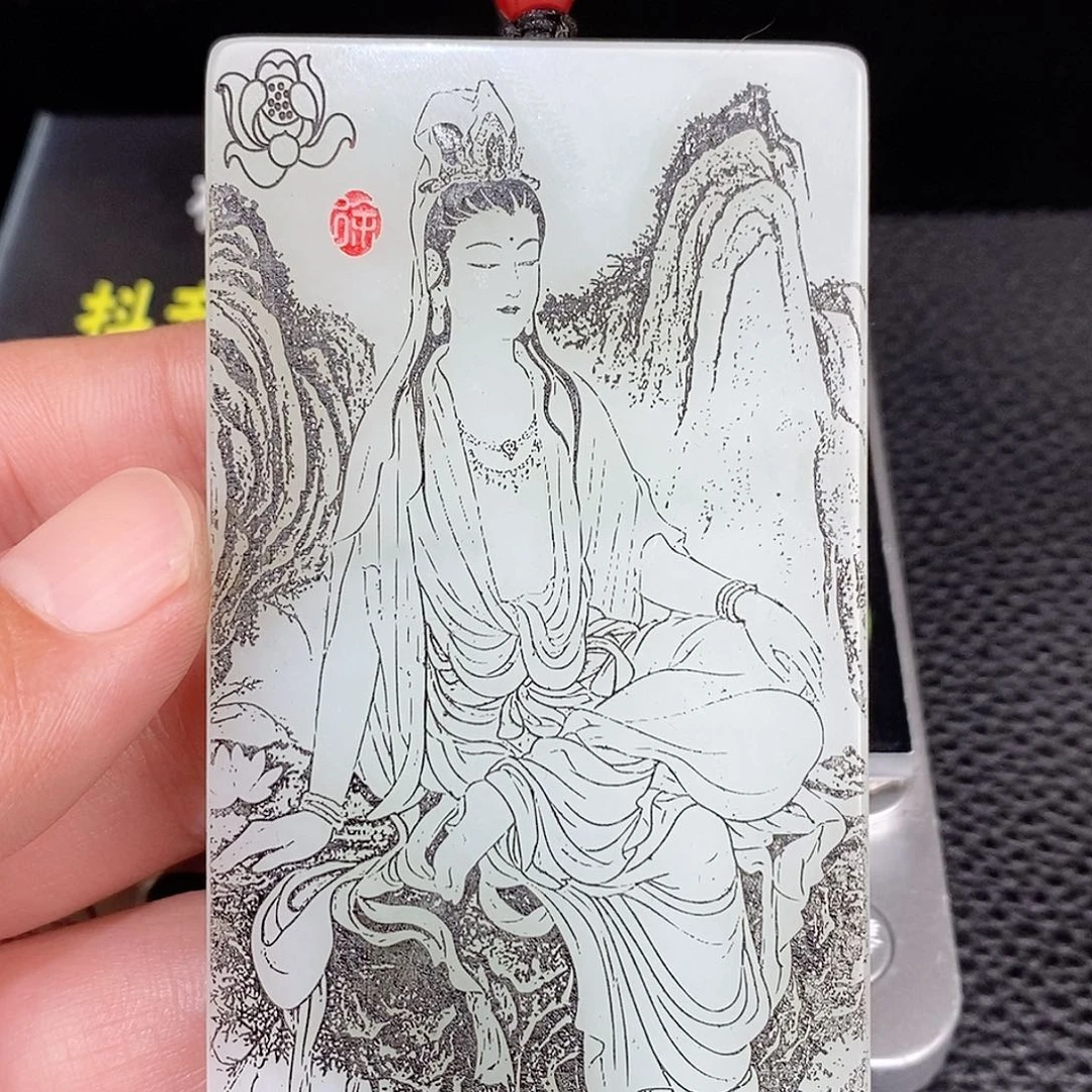 颈饰未镶嵌和田玉