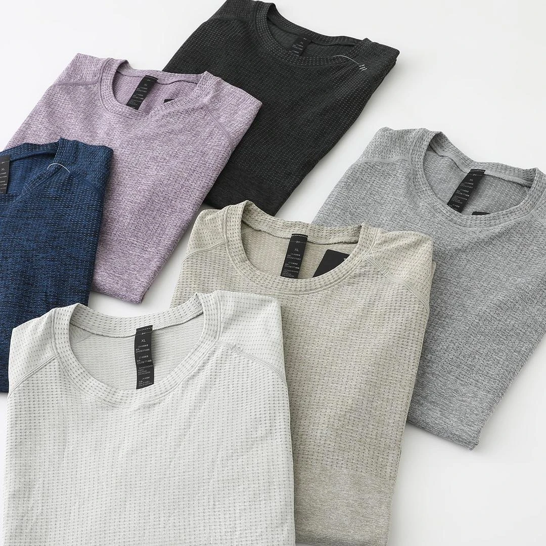 00138新款型男户外徒步训练吸湿男女运动圆领插肩长袖T恤