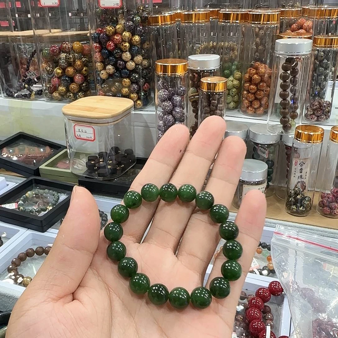 手链未镶嵌和田玉（糖玉）