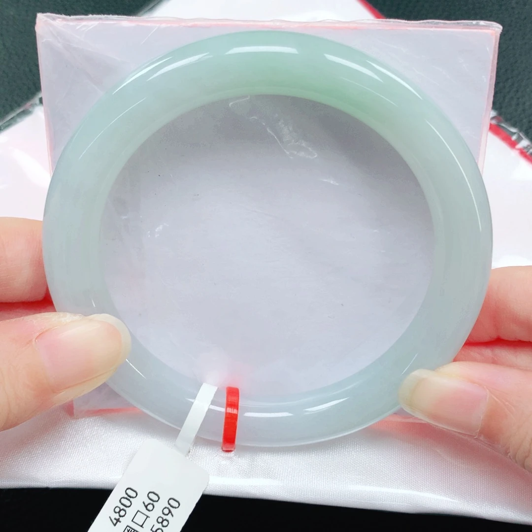 未镶嵌手镯翡翠61圈