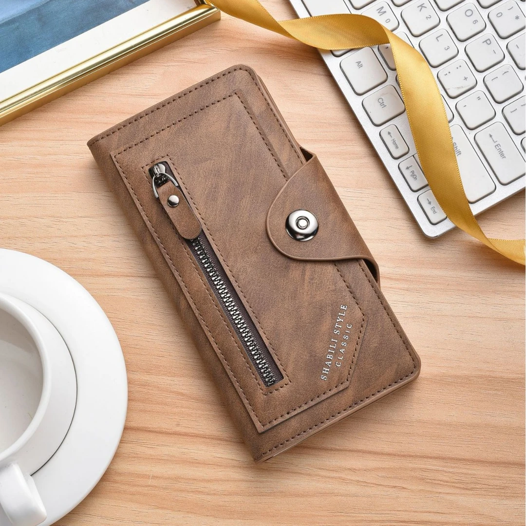 2025男士钱包大容量商务卡包男款高级感时尚手拿包个性潮流软皮夹