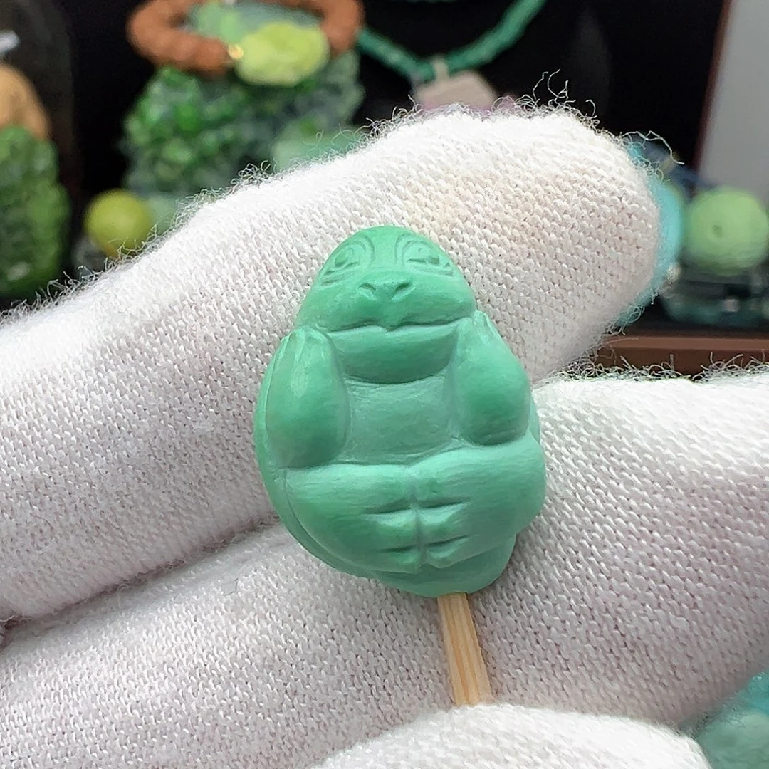 绿松石未镶嵌绿松石主播璐璐