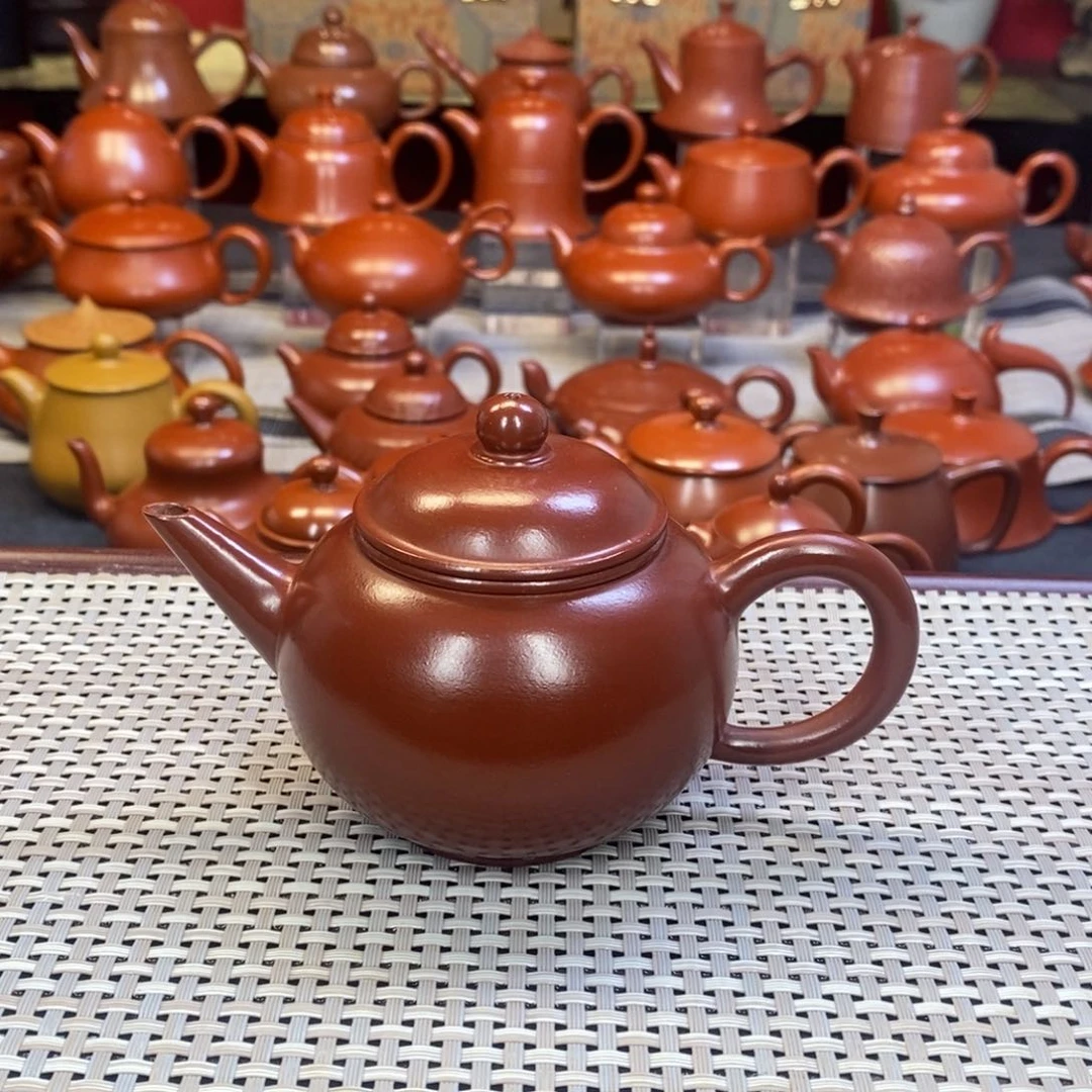 茶壶紫砂潮州手拉壶，全手工
