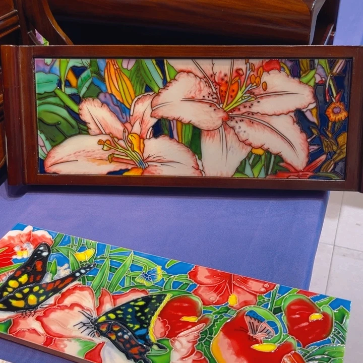 一体款瓷板画艺术展