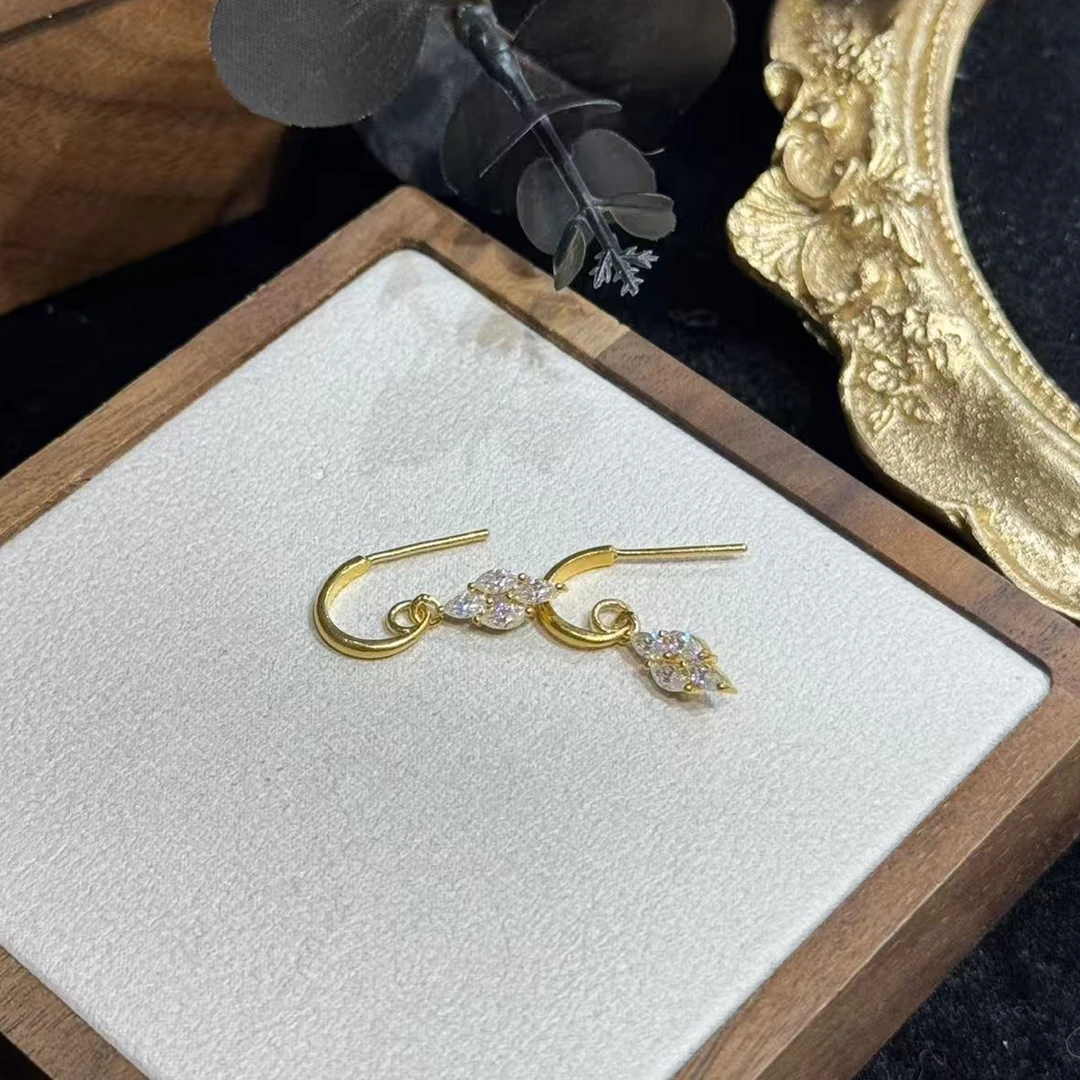 足金999 黄金5G工艺 耳饰