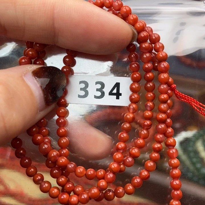 南红玛瑙未镶嵌手链