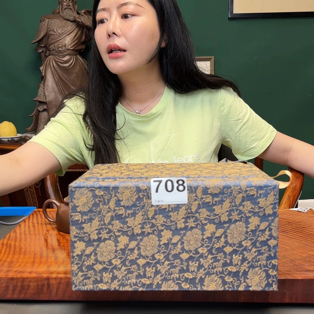 紫砂茶宠大雪紫砂708