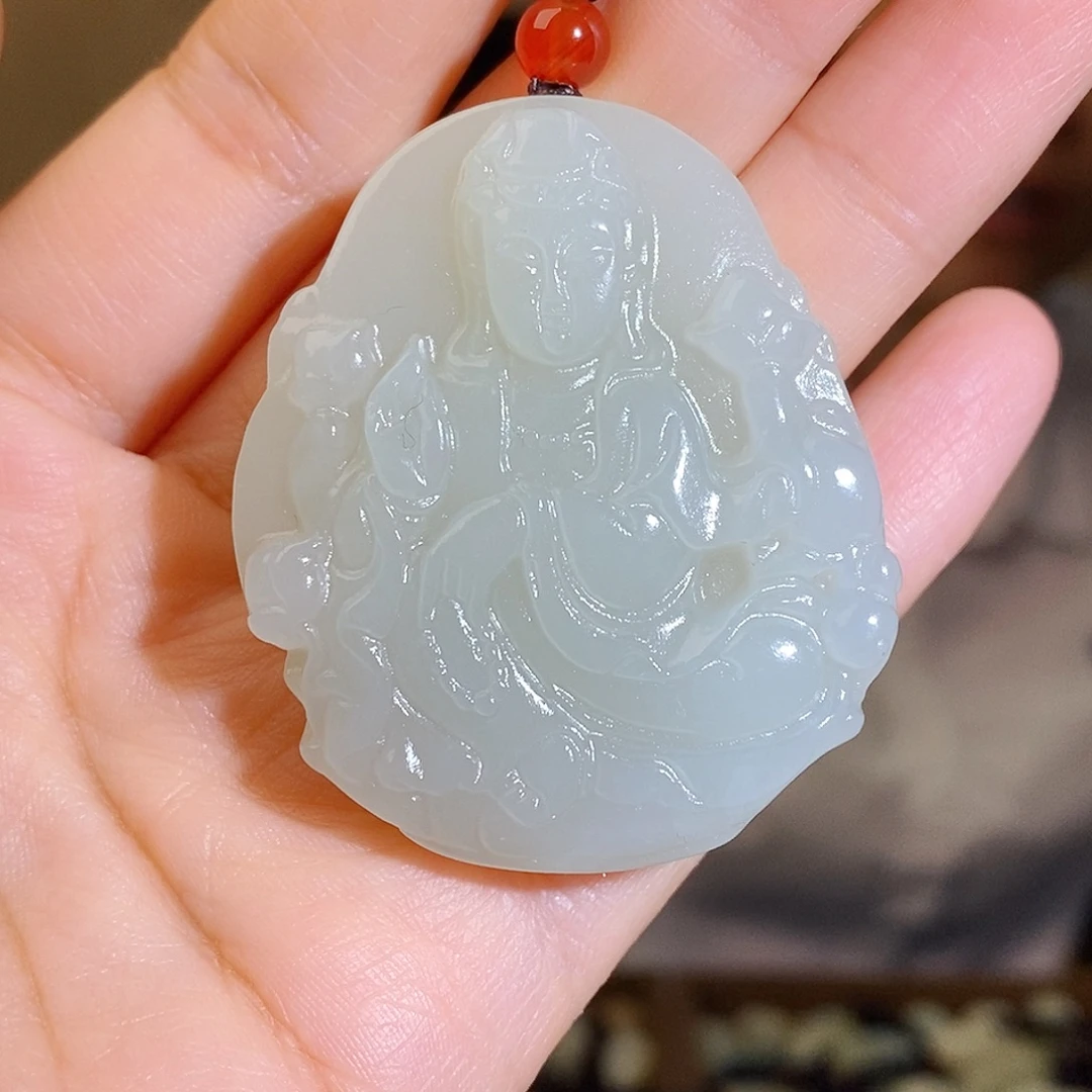 和田玉未镶嵌颈饰2