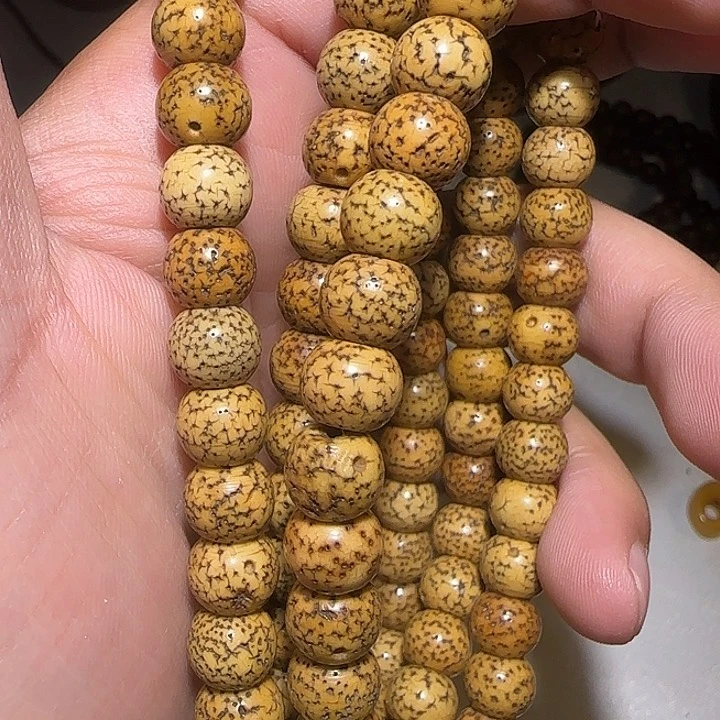 藏区老星月念珠保老漂亮