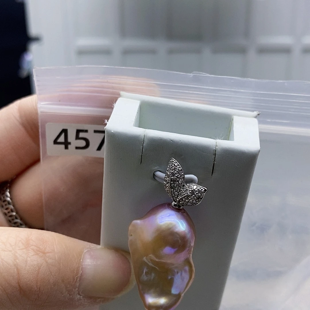 颈饰合金淡水珍珠