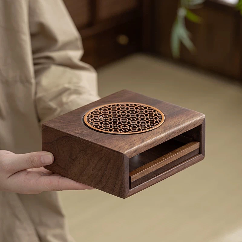 时节 北美胡桃木温茶炉