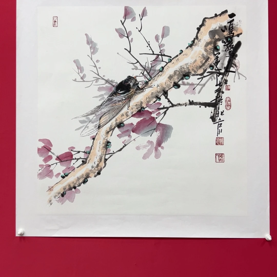 千***味国画柳平4平尺精品