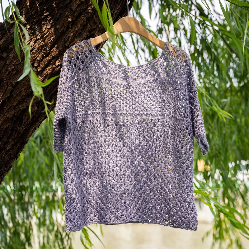 凯澜《星晴》天然100%苎麻夏季线材料包含教程用品和工具手工编织线