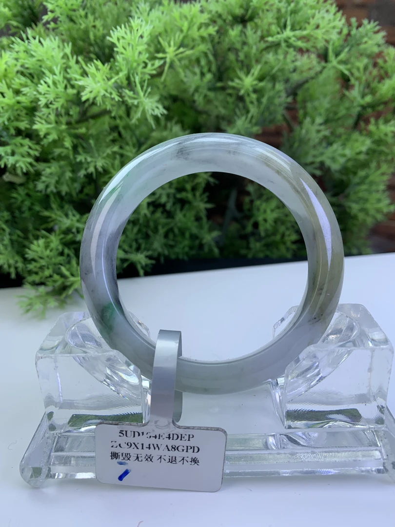 【刘思懿】天然缅甸A货翡翠手镯-F-1