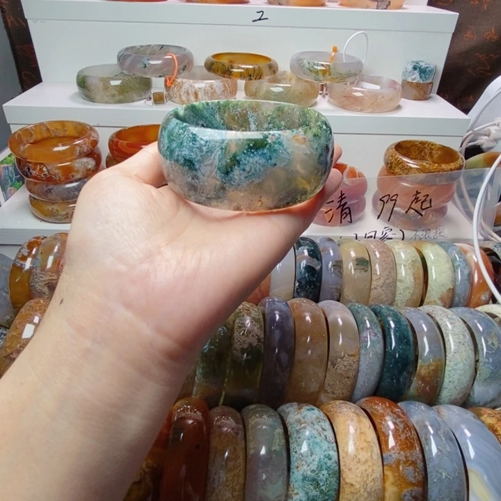 玛瑙/玉髓手镯合金鑫**场