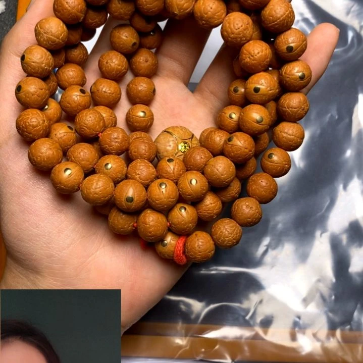 凤眼菩提把件尼泊尔