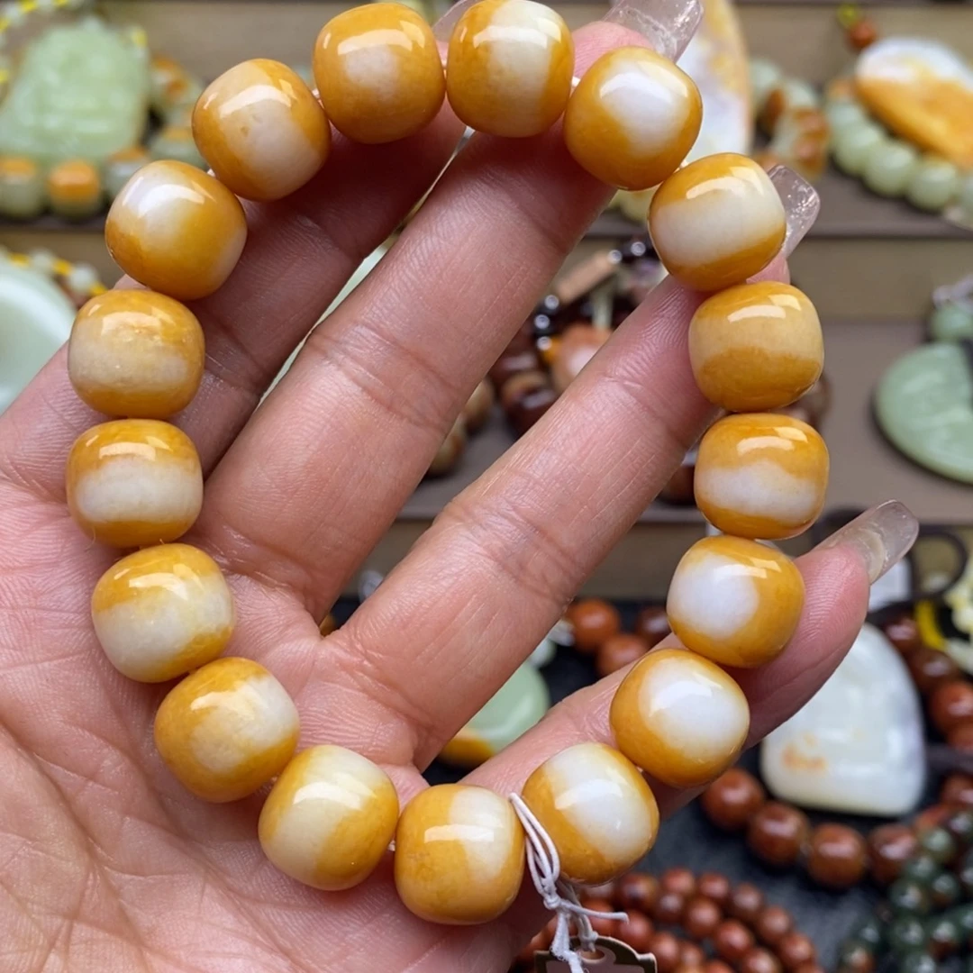 透闪石质玉未镶嵌手串