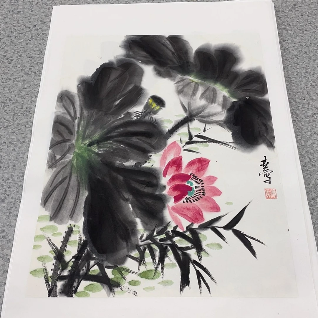 国画1.4平尺国画作品