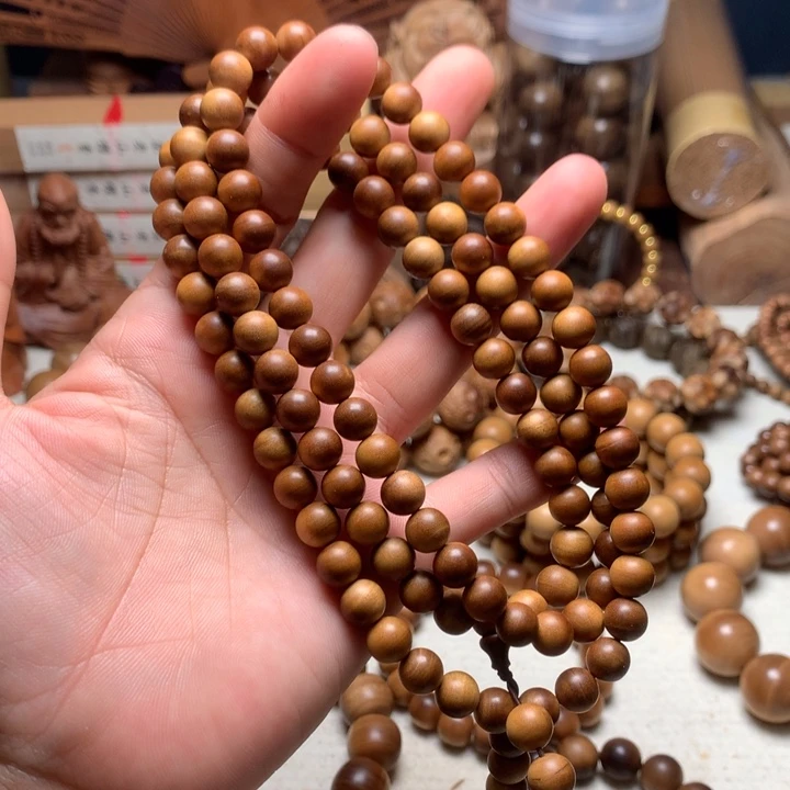 檀香木手串/手链檀香0.8多圈