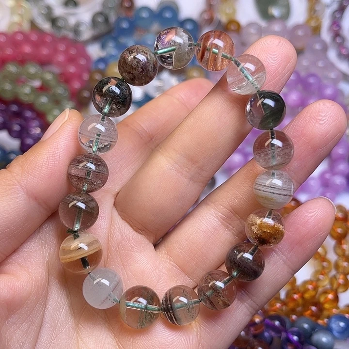 悦***悦手链水晶未镶嵌千层四季幽灵