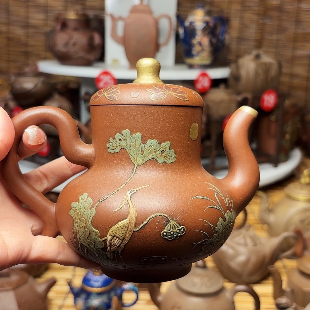 茶壶紫砂快*者紫砂老壶