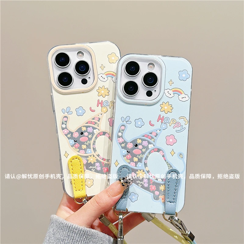 羽纱IMD适用苹果17/iPhone/华为荣耀/OPPO/VIVO/小米手机壳防摔潮