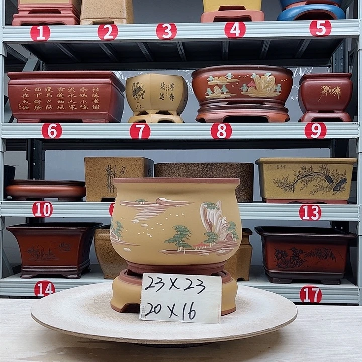 紫砂花盆紫砂花盆