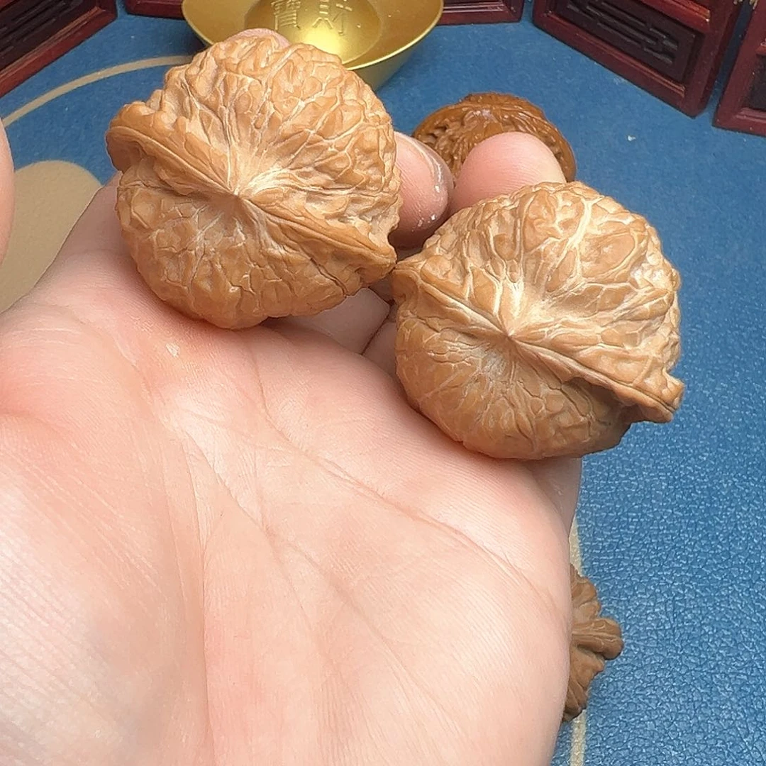 文玩核桃把件43南瓜墩异形