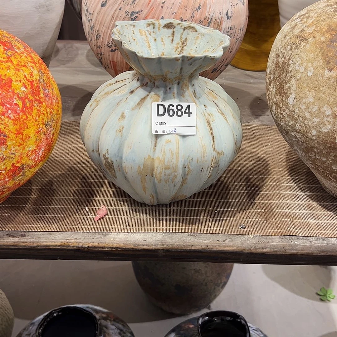 瓶D684陶瓷花瓶默认无孔