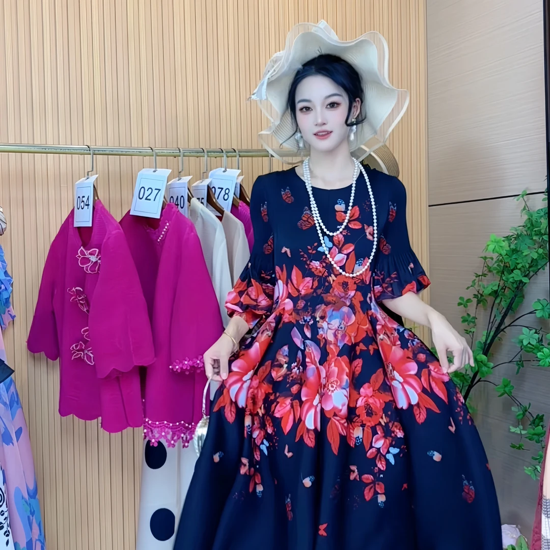 曾有约定服饰088-2025春夏季新款时尚修身显瘦优雅公主连衣裙