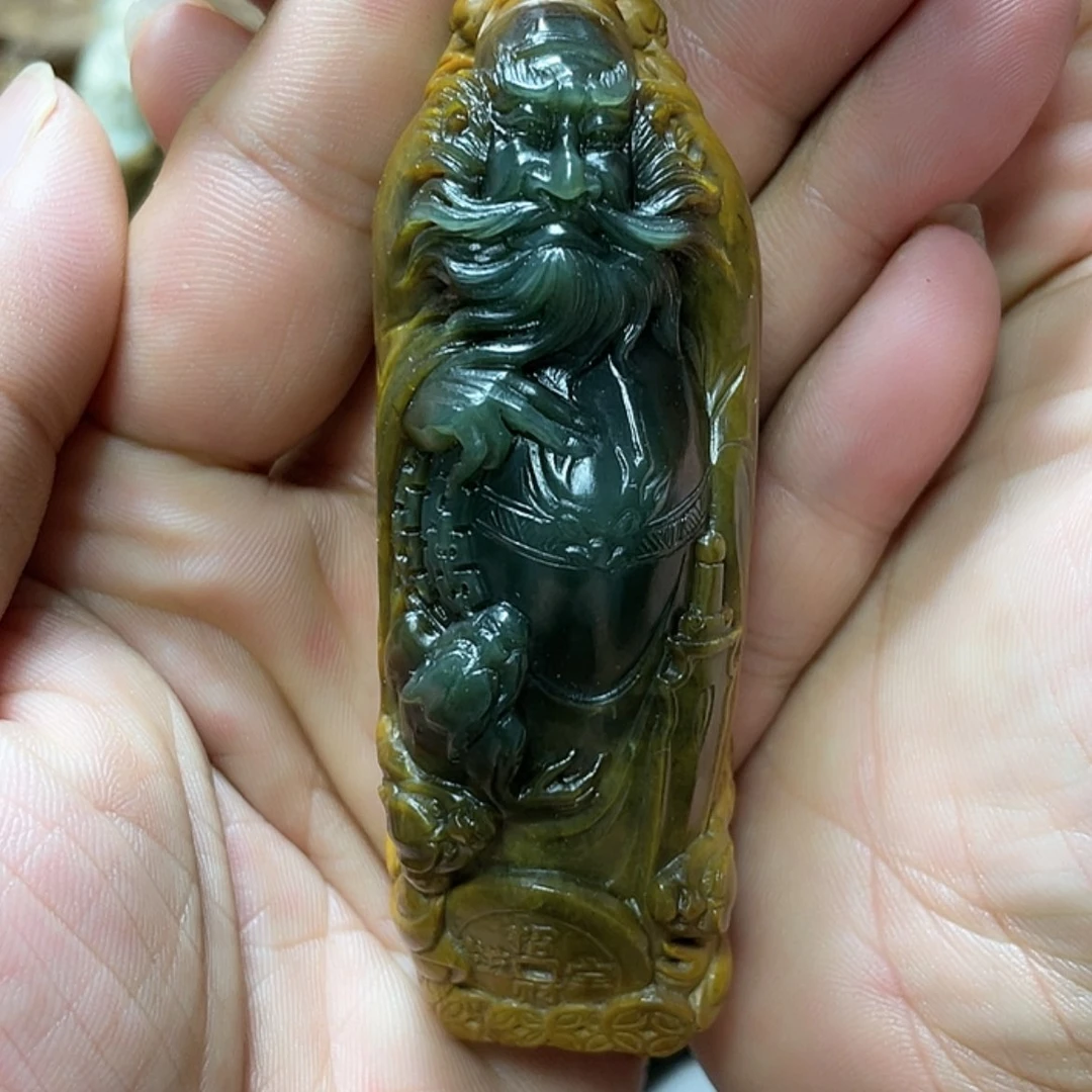 【闪购商品】岫岩河磨玉（透闪石质玉）未镶嵌把件小*嘿